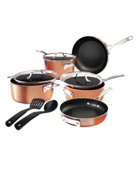 gotham steel 10 pc box set|gotham steel stackable cookware set.